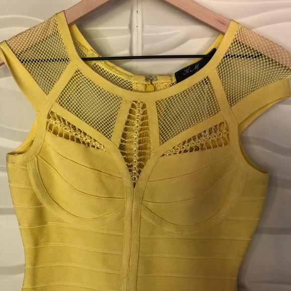 Bandage dress with net details - Picture 4 of 10
